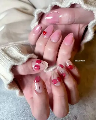 ネイル 3dパーツ/流行り 👧shushu❤️のネイルデザイン