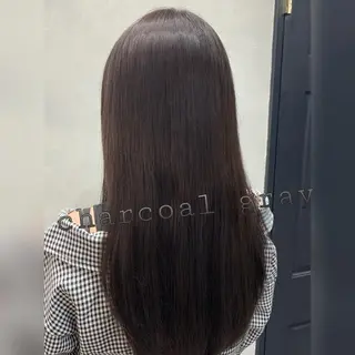 ロング カラー ヘアアレンジ 個室で似合わせ好印象 🧡外山弥千代のヘアスタイル