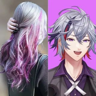 ロング カラー 派手髪/ハイトーン/ エクステ✨ユウキのヘアスタイル