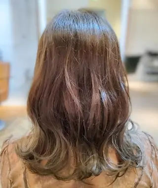 ミディアム カラー muk hair篠村 髪質改善/完全個室のヘアスタイル