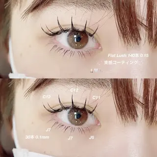 マツエク・マツパ eyelash Ai🤍のマツエク・マツパデザイン