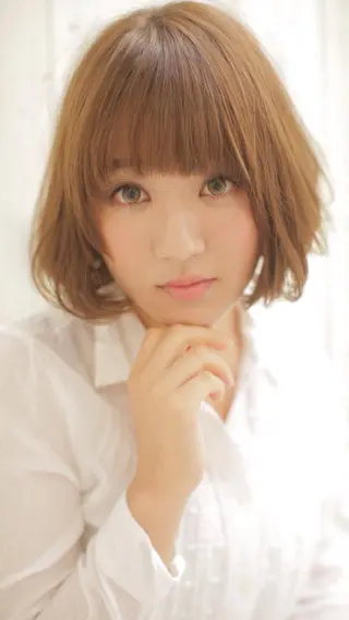 ショート 酸性ストレート 髪質改善のヘアスタイル