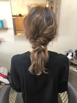 セミロング カラー ヘアアレンジ 石川 友美のその他イメージ