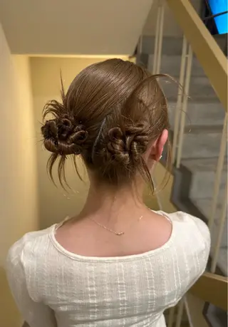 ヘアアレンジ siki hinaのヘアスタイル