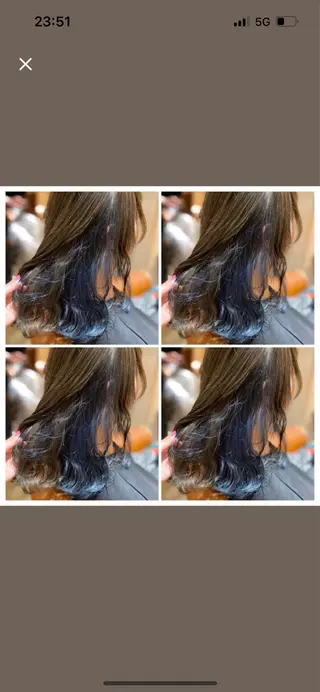 ロング カラー 髪質改善 艶髪矯正 エクステ かいり✂️のヘアスタイル
