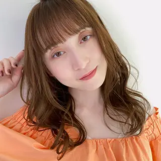 ロング カラー 🪭risa 暖色/レイヤー🪭のヘアスタイル