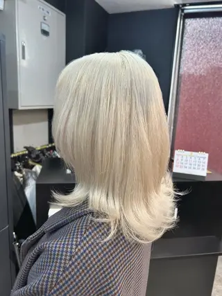 ミディアム カラー 💎透明感カラー💎 bAteAu あまねのヘアスタイル