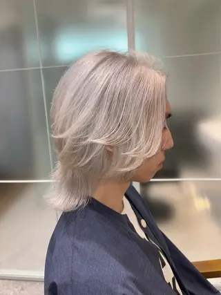 ショート カラー メンズ [渋谷美容師] 玲弥のヘアスタイル