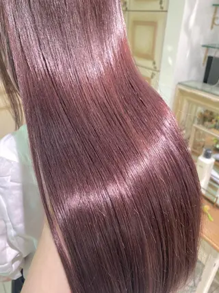 ロング カラー ヘアアレンジ 透明感カラー 古山 結季🌙🖤のヘアスタイル