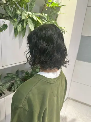 パーマ つぼみ/パーマ ／レイヤー／ボブのヘアスタイル