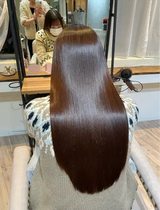 ロング 美髪矯正/髪質改善 🫧山﨑　真歩🫧のヘアスタイル