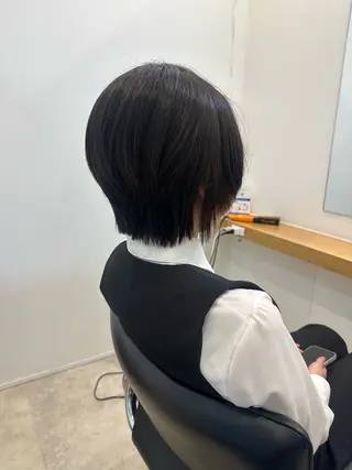 ショート レイヤー/ナチュラル 💐nao.のヘアスタイル