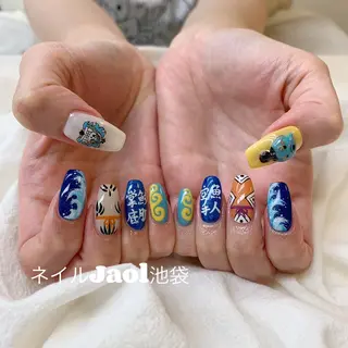 セミロング ネイルJaol 池袋のネイルデザイン