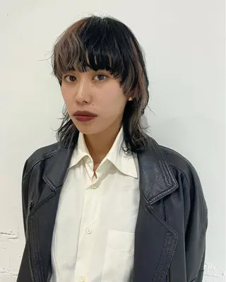 ミディアム maki @pullnocのヘアスタイル