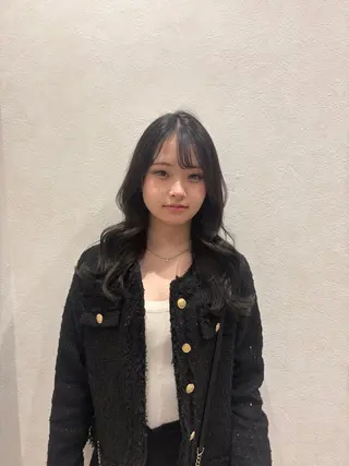 セミロング カラー Inity心斎橋/ クルミのヘアスタイル