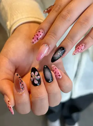 ネイル SEINA_ NAIL🐈‍⬛💗のネイルデザイン
