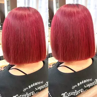 カラー ヘアメ🎀推しカラー 🥣横浜/しほ🧸のヘアスタイル