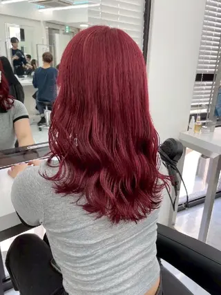 カラー 🍒renka🍒 ボブ/ショート/暖色のヘアスタイル