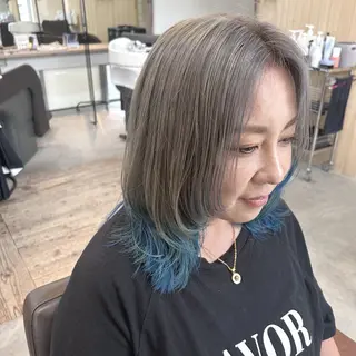 ミディアム 綿貫 美雪のヘアスタイル