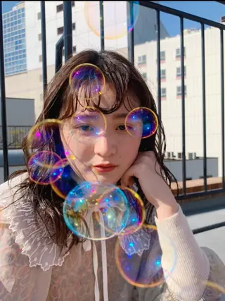 ロング カラー RISAKO レイヤーカット🎀のヘアスタイル