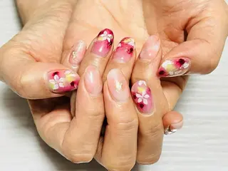 ネイル Ocean nail パラジェル 取扱い店のネイルデザイン