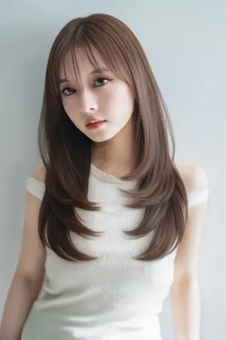 ロング ALLY 原宿のヘアスタイル