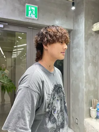 パーマ メンズ the path Seiyaのヘアスタイル