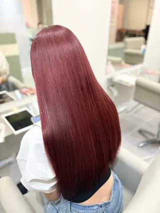 ロング カラー 顔周りカット/ボブ/ ツヤ髪/coconaのヘアスタイル