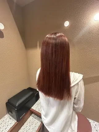 ロング カットカラー/鎌倉 縮毛矯正/大空のヘアスタイル