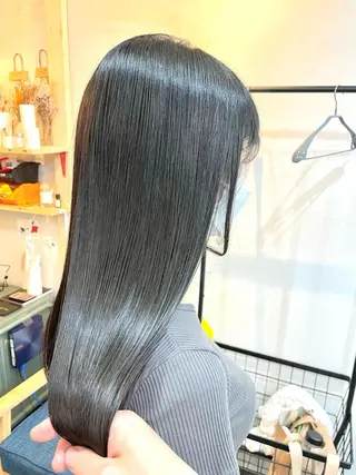 ロング カラー 水素トリートメント/ 髪質改善/ナカノメのヘアスタイル