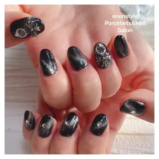 ミディアム ネイル 👑enen style👑のネイルデザイン