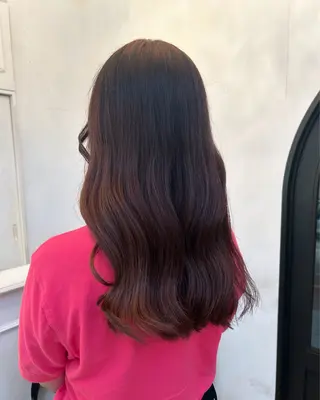 ロング カラー ボブ/艶カラー ❣️マナミのヘアスタイル