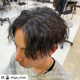 ミディアム カラー メンズ 🩷Eny terrace🩷のヘアスタイル