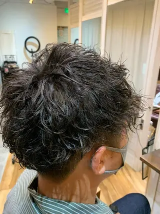 ショート メンズパーマ 髪質改善☆有馬のヘアスタイル