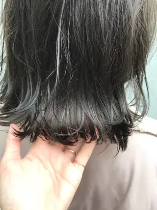ミディアム さの あやねのヘアスタイル