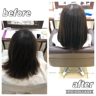 ミディアム カラー 🫧髪質改善×艶髪 🫧根本泰成🫧のヘアスタイル