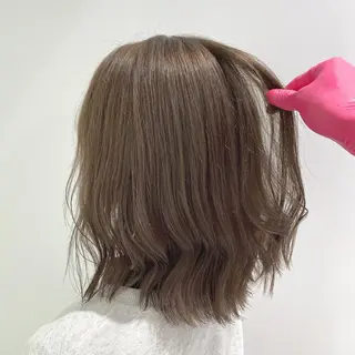 ミディアム カラー エフェクトブリーチ 🌟前澤啓太朗のヘアスタイル