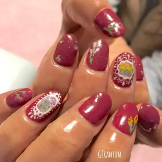 ネイル GéRanium Harukaのネイルデザイン