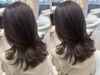 セミロング 上品♡韓国レイヤー ‎🤍のの‎🤍のヘアスタイル