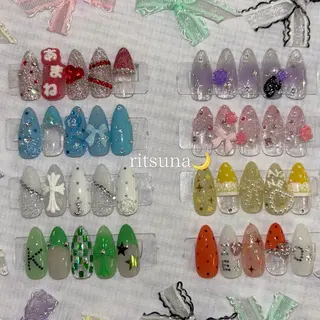 ネイル ritsuna🌙 nail 堺筋本町のネイルデザイン