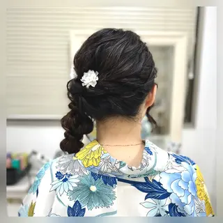 ヘアアレンジ 似合わせヘアメイク 💐オダギリチアキのヘアスタイル