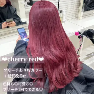 ミディアム カラー 💟RINNA 艶カラー💟のヘアスタイル