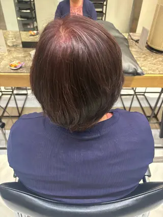ショート カラー タケダ ナナミのヘアスタイル