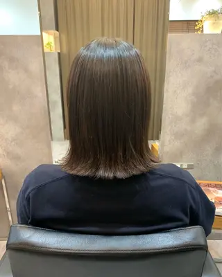 ミディアム 北川 栞菜のヘアスタイル