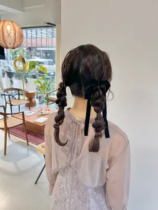 ヘアアレンジ 藤原 あかりのヘアスタイル