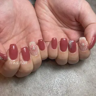 ネイル mks＊nail //  枚方長尾のネイルデザイン