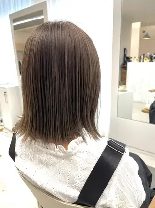 ミディアム カラー 柴田泰秀sotti. 髪質改善/ブリーチのヘアスタイル