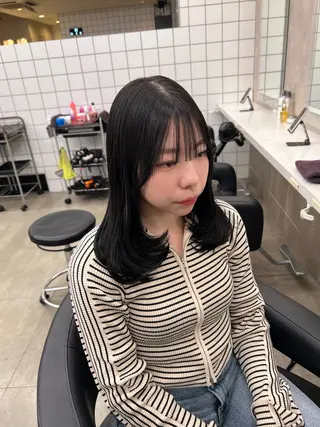 ミディアム カラー 💖札幌カラー 指名No.1💖玲奈のヘアスタイル