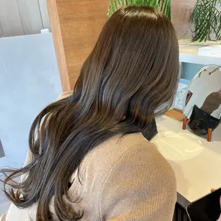ロング カラー ボブ/縮毛矯正/レイ ヤー♡Natsukiのヘアスタイル