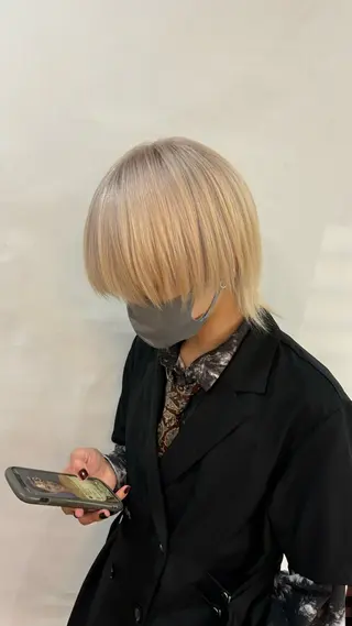 ショート アリヤマ メイカのヘアスタイル